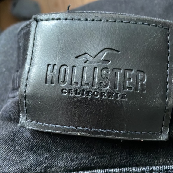 Hollister Black Skinny Jeans W26. Distressed. Nice - Picture 4 of 7